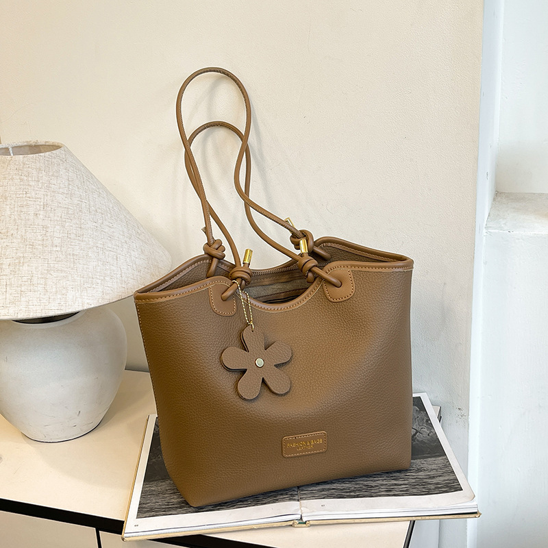 Interior Design Class - 大容量トートバッグ 女性用 ショルダーバッグ 多用途 シンプル ショッピングバッグ