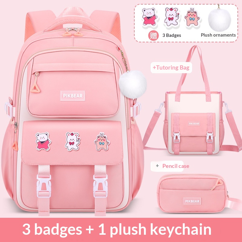 Pikbear かわいいスクールバッグセット防水大型バックパ - Interior Design Handbook のレビューと価格