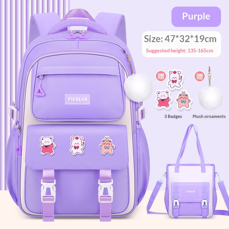 Pikbear かわいいスクールバッグセット防水大型バックパ - Interior Design Handbook のレビューと価格