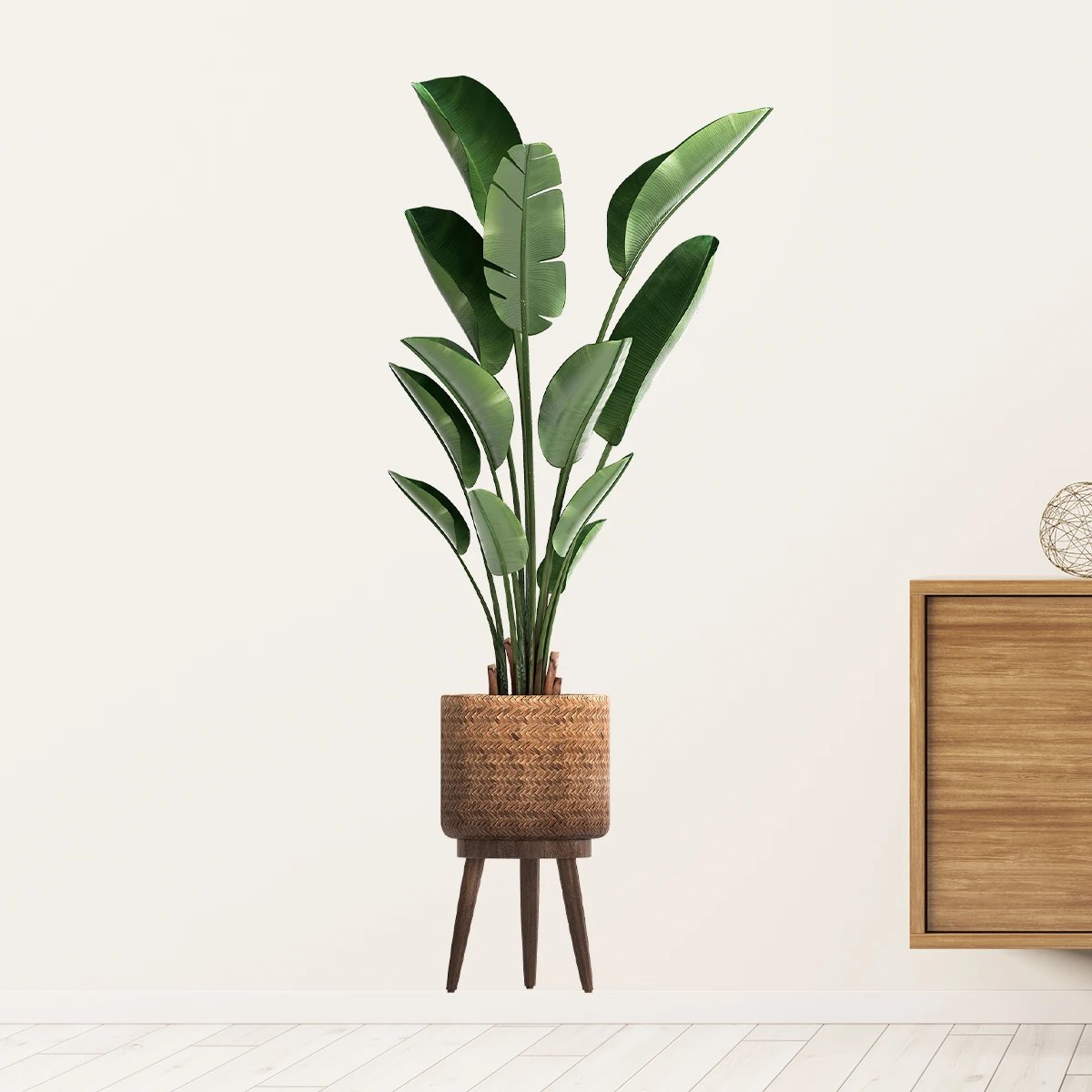 シミュレーション緑の植物観賞用鉢植えウォールステッカーリビン - Interior Design Office のレビューと価格