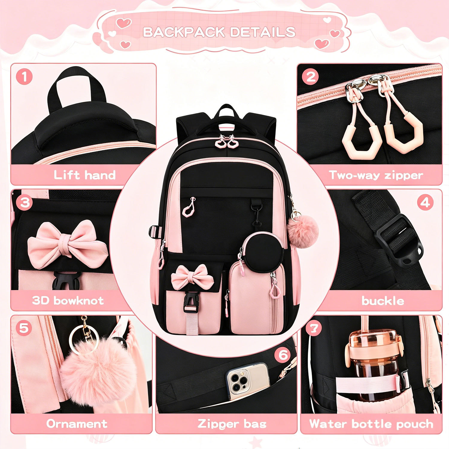 子供用スクールバッグセット 女の子用大型スクールバッグ かわ - Interior Design Handbook のレビューと価格