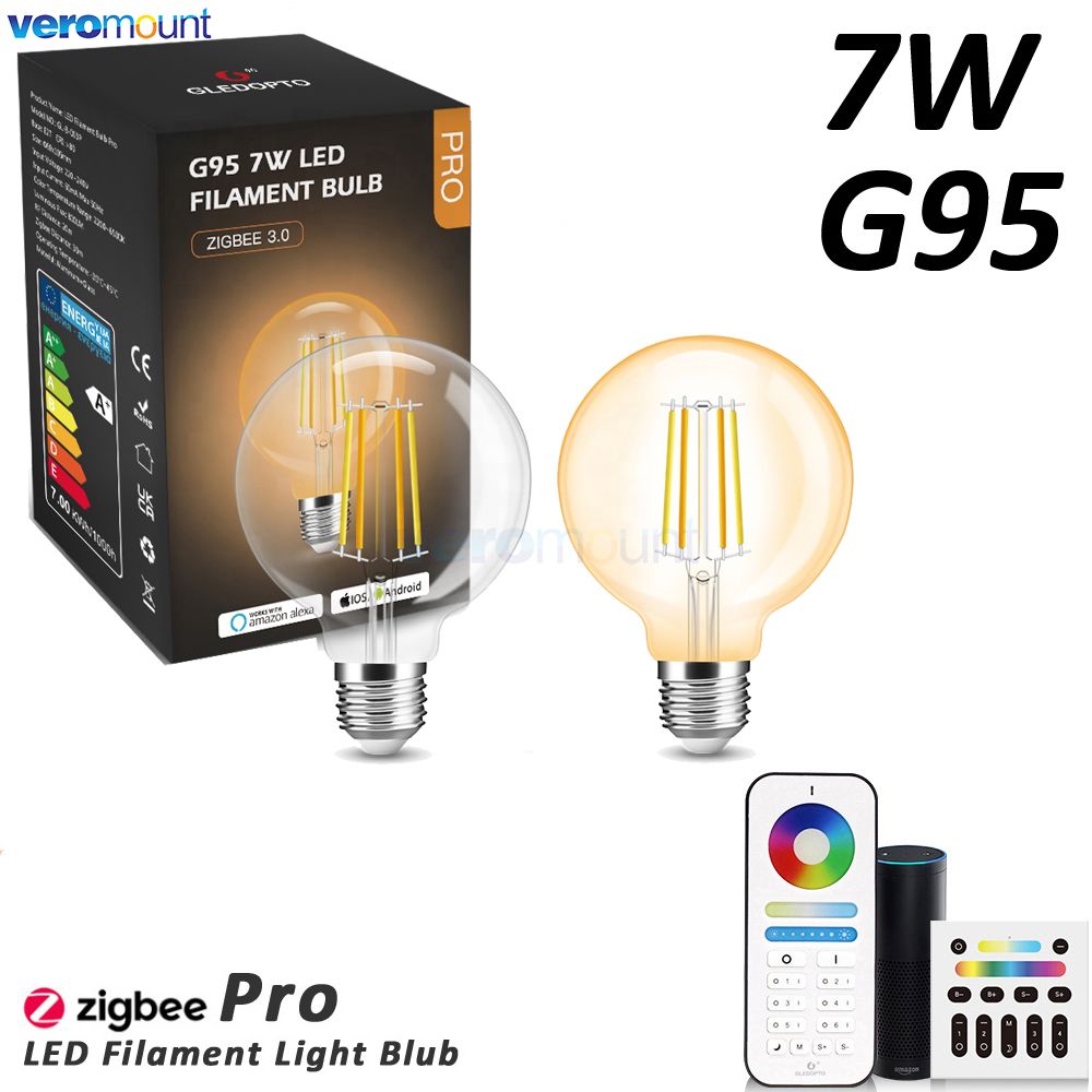 Zigbee-調光可能な電球,220v,7w,g95,2.4 - Philips Bulb Hue のレビューと価格