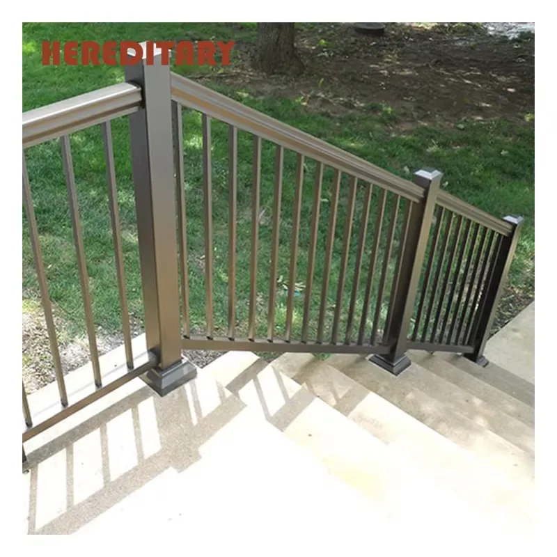 インテリアまたはエクステリア用シンプルデザインアルミ製手すり - Interior Design Deck のレビューと価格